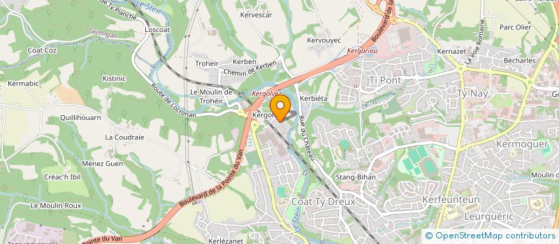 localisation de l'entreprise HOLD FLACA à QUIMPER