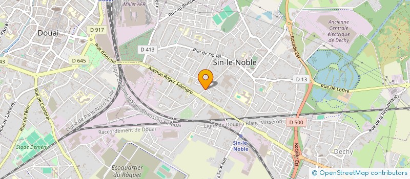 localisation de l'entreprise HOLD GO GEST à SIN-LE-NOBLE