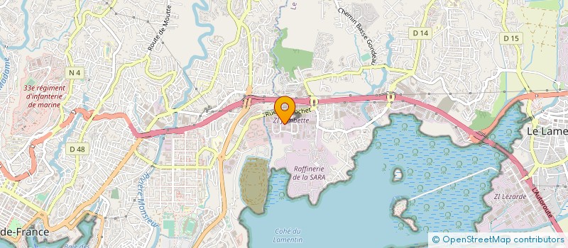 localisation de l'entreprise HOLD-ILES  LE LAMENTIN