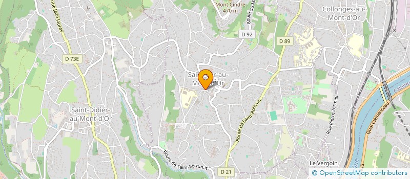 localisation de l'entreprise HOLD IMM  SAINT-CYR-AU-MONT-D'OR