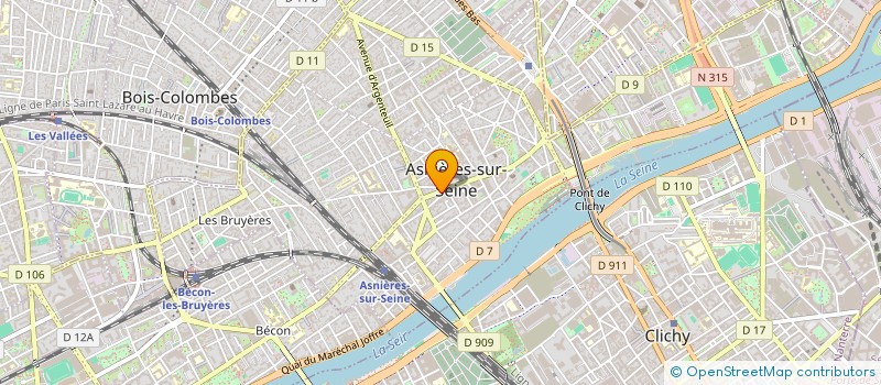 localisation de l'entreprise HOLD IMMO GESTION H.I.G. à ASNIERES-SUR-SEINE