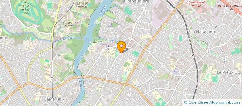 localisation de l'entreprise HOLD INVEST à NANTES