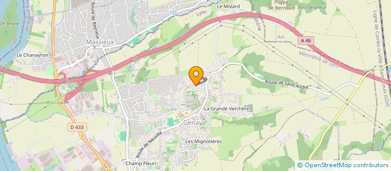 localisation de l'entreprise HOLD JEE  GENAY