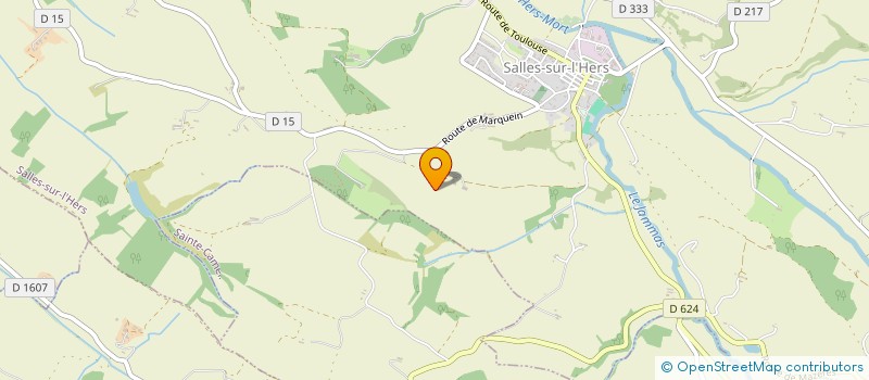 localisation de l'entreprise HOLD MGV  SALLES-SUR-L'HERS