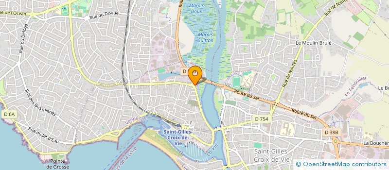 localisation de l'entreprise HOLD'N ROLL SGXV  SAINT-GILLES-CROIX-DE-VIE