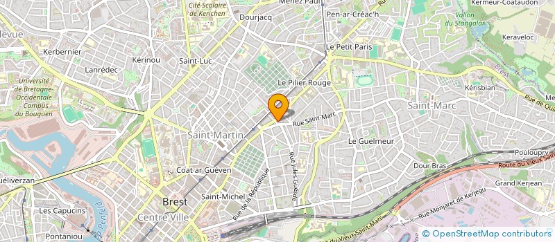localisation de l'entreprise HOLD ON à BREST