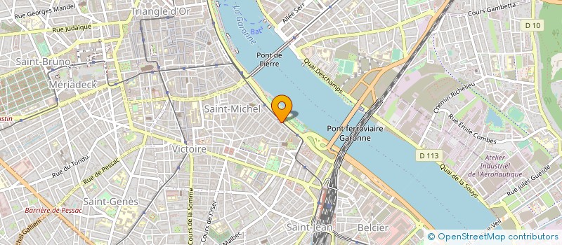 localisation de l'entreprise HOLD ROQUEFEUIL  BORDEAUX