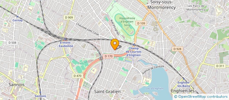 localisation de l'entreprise HOLD TEX à EAUBONNE