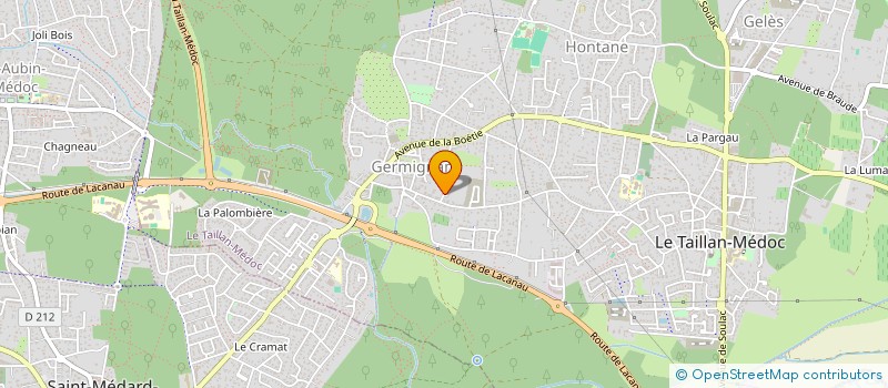 localisation de l'entreprise HOLD'UP 33  LE TAILLAN-MEDOC