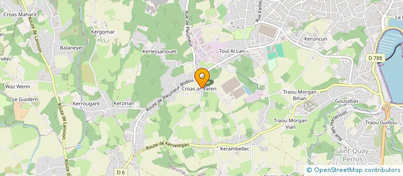 localisation de l'entreprise HOLD UP  PERROS-GUIREC