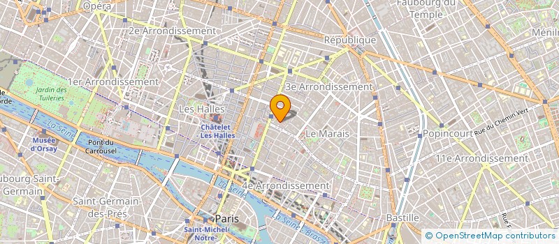 localisation de l'entreprise HOLD UP FILMS ET PRODUCTIONS  PARIS