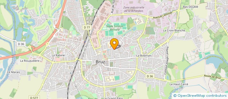 localisation de l'entreprise HOLD15C  BRUZ