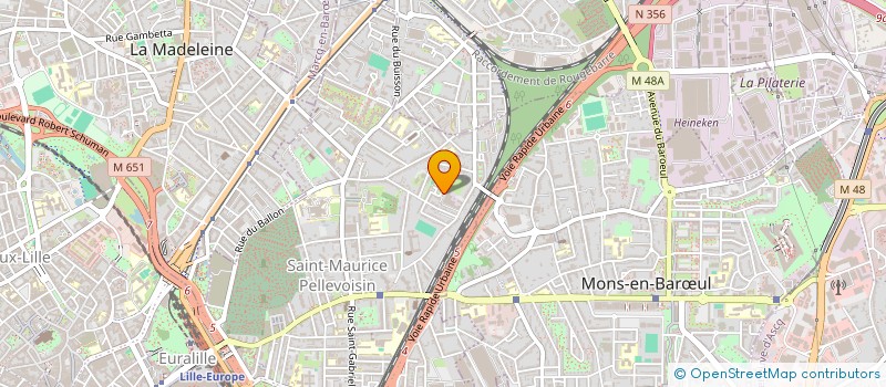 localisation de l'entreprise HOLDA à LILLE