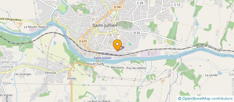 localisation de l'entreprise HOLDACC  SAINT-JUNIEN