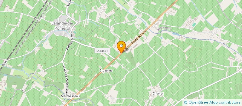 localisation de l'entreprise HOLDAGRI  LALANDE-DE-POMEROL