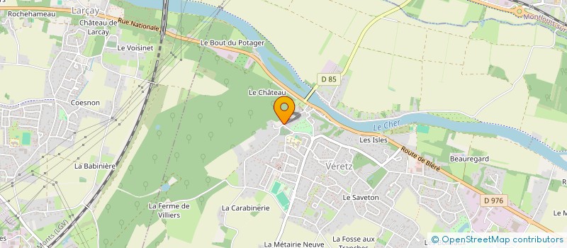 localisation de l'entreprise HOLDAIR  VERETZ