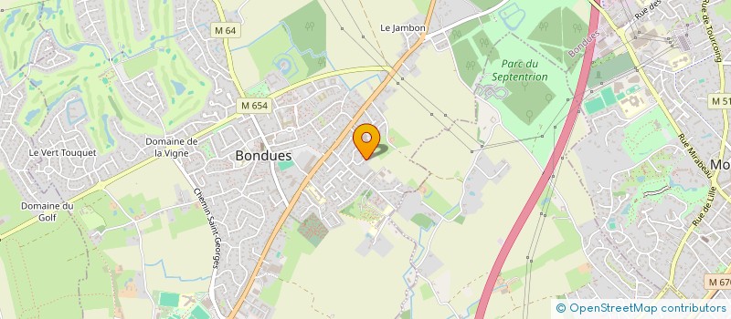 localisation de l'entreprise HOLDALIX  BONDUES