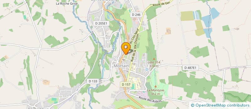 localisation de l'entreprise HOLDALL à MORTAIN-BOCAGE