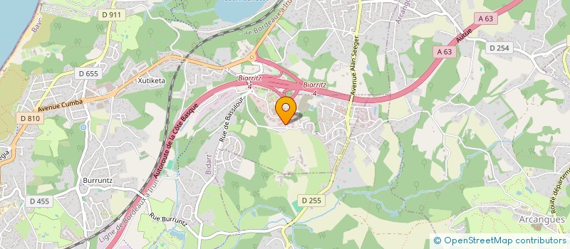 localisation de l'entreprise HOLDAO à BIARRITZ