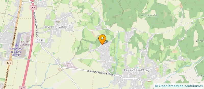 localisation de l'entreprise HOLDAREY SAS à LES COTES-D'AREY