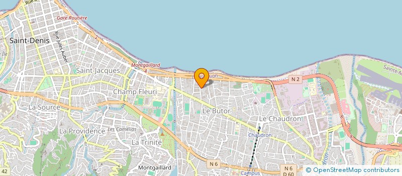 localisation de l'entreprise HOLDBAR  SAINT-DENIS