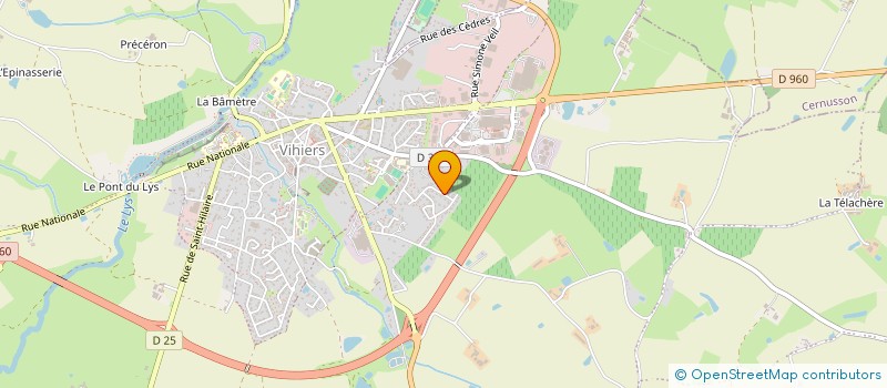 localisation de l'entreprise HOLDBR à LYS-HAUT-LAYON