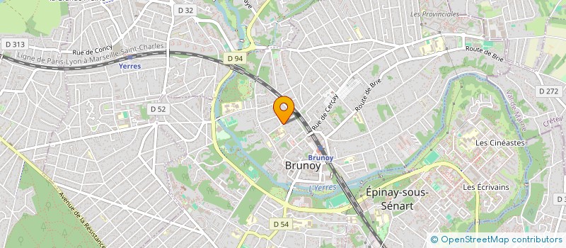 localisation de l'entreprise HOLDCAHD à BRUNOY