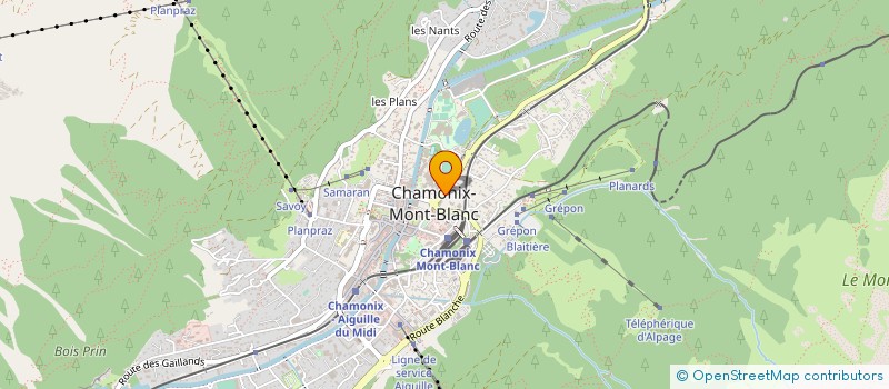 localisation de l'entreprise HOLDCAR  CHAMONIX-MONT-BLANC