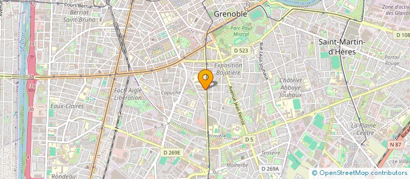 localisation de l'entreprise HOLDCC à GRENOBLE