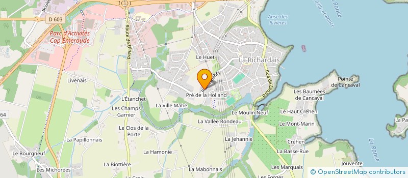 localisation de l'entreprise HOLDCO RIMBAUD  LA RICHARDAIS