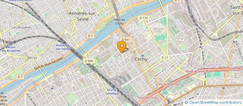 localisation de l'entreprise HOLDEC MP à CLICHY