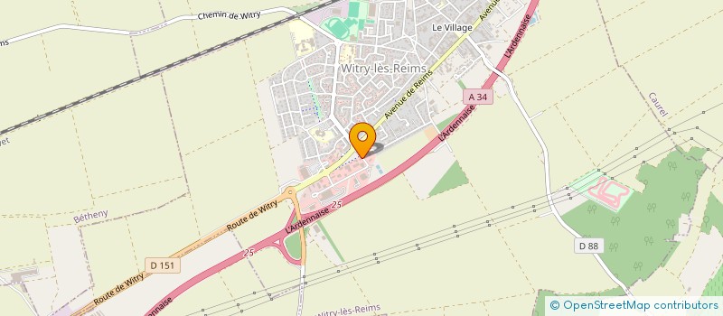 localisation de l'entreprise HOLDEE  WITRY-LES-REIMS