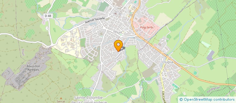 localisation de l'entreprise HOLDELN  THUIR