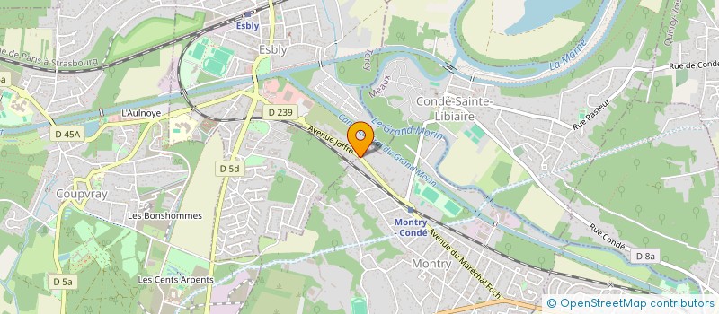 localisation de l'entreprise HOLDEPSIA à ESBLY