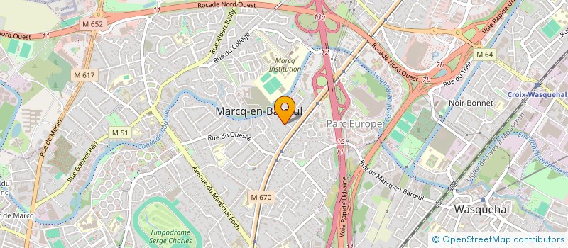 localisation de l'entreprise HOLDET à MARCQ-EN-BARŒUL