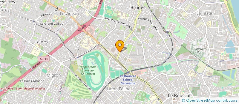 localisation de l'entreprise HOLDEVI AUTO  MERIGNAC