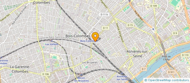 localisation de l'entreprise HOLDFISER à ASNIERES-SUR-SEINE