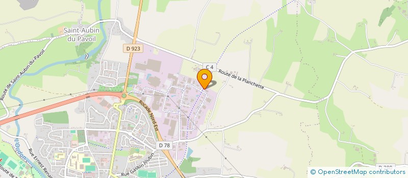 localisation de l'entreprise HOLDGEODE  SEGRE-EN-ANJOU BLEU