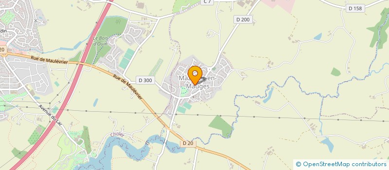 localisation de l'entreprise HOLDHEXA à MAZIERES-EN-MAUGES