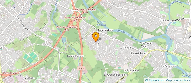 localisation de l'entreprise HOLDIA  VERTOU