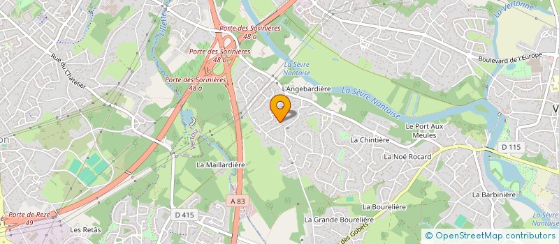 localisation de l'entreprise HOLDIA SC  VERTOU