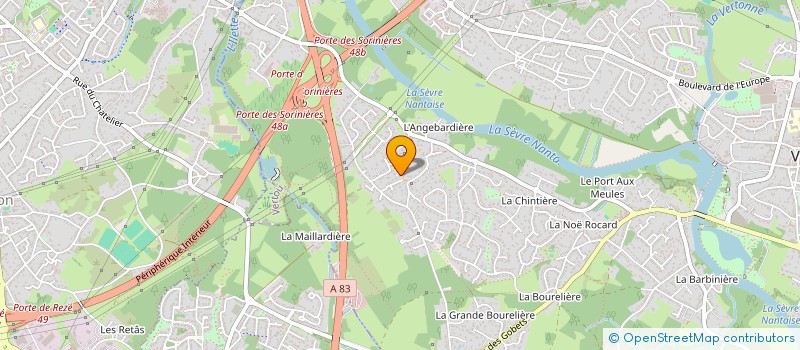 localisation de l'entreprise HOLDIBOAT  VERTOU