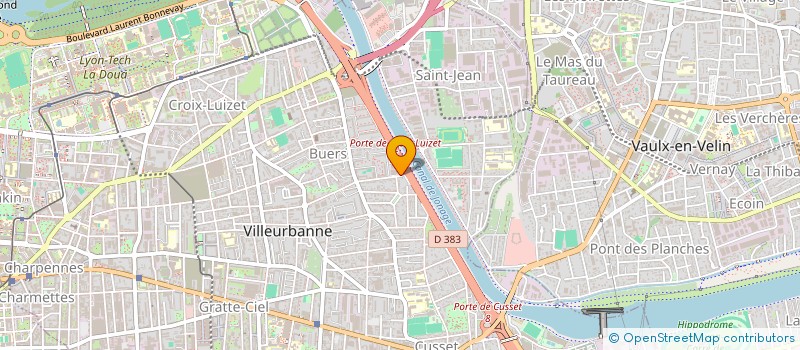 localisation de l'entreprise HOLDIGOLF  VILLEURBANNE