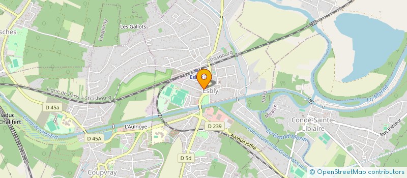localisation de l'entreprise HOLDIGRO à ESBLY