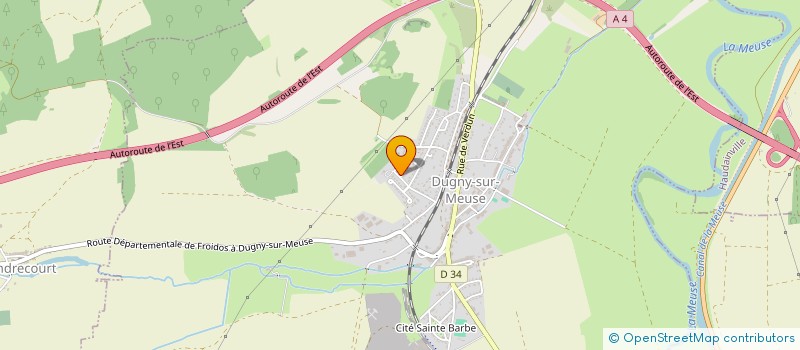 localisation de l'entreprise HOLDIMAR à DUGNY-SUR-MEUSE