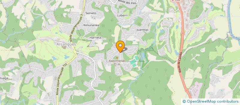 localisation de l'entreprise HOLDIND NATHALIE CAILLABET  ANGLET