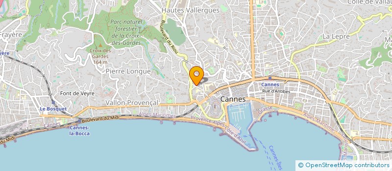 localisation de l'entreprise HOLDIND YMD FINANCE COMPAGNY  CANNES