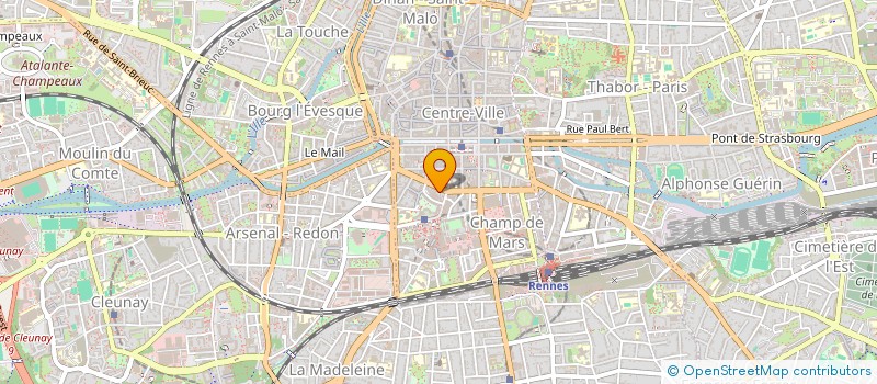 localisation de l'entreprise HOLDING 11 BDA INVEST  RENNES