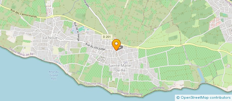 localisation de l'entreprise HOLDING 1898  SAINTE-MARIE-DE-RE