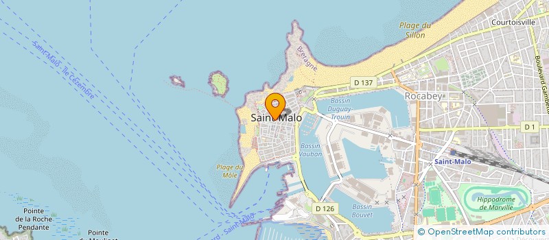 localisation de l'entreprise HOLDING 1977  SAINT-MALO